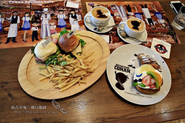 東京/大阪 期間限定【Detective CONAN CAFE 柯南偵探咖啡館】TOWER RECORDS CAFE SHIBUYA渋谷店 @麻吉小兔。世界行旅